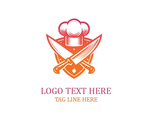 Smiling Chef Hat Logo