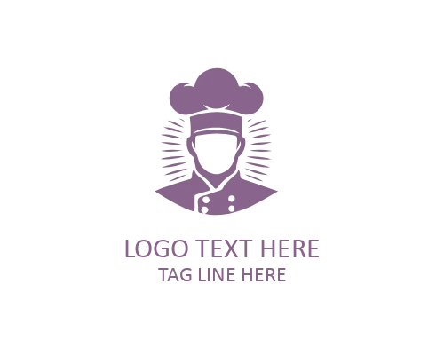 Smiling Chef Mascot Logo