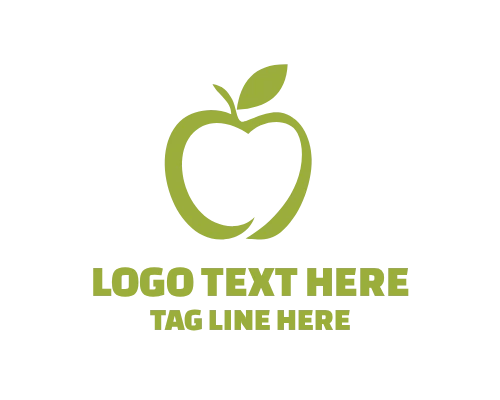 Smooth Apple Abstract Logo