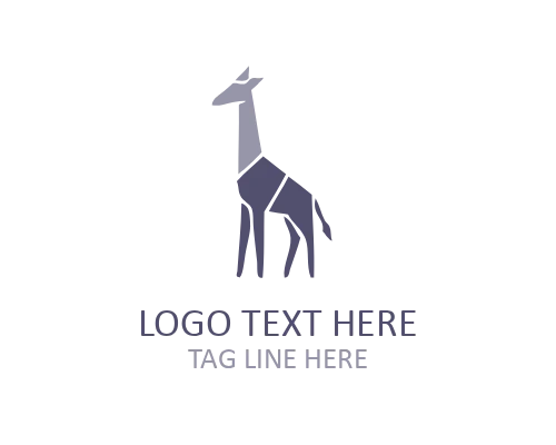 Smooth Paper Animal Symbol Logo