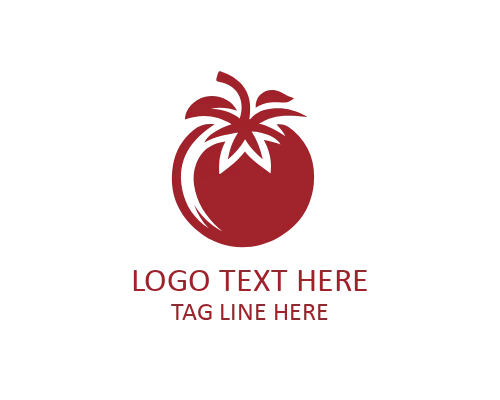 Smooth Tomato Logo for Digital and Food Brands