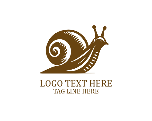 Snail Outline Logo