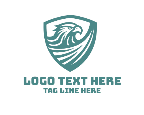 Soaring Eagle Above Mountain Adventure Logo