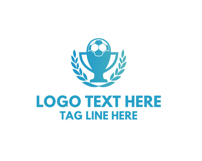 Soccer Trophy Championship Logo logo template preview