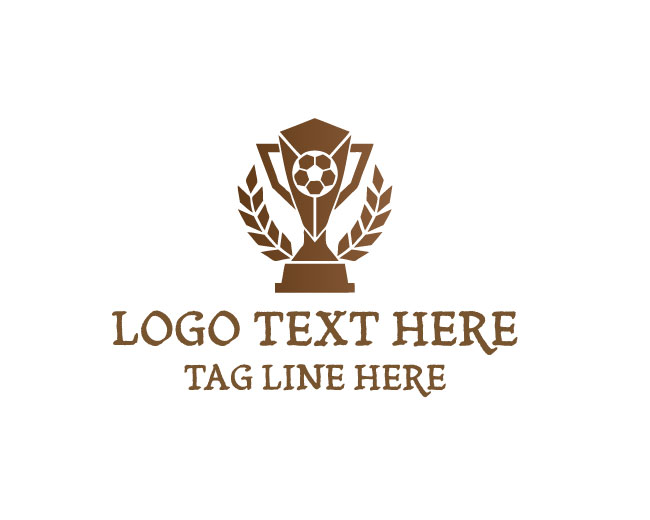 Soccer Trophy Final Design Logo logo template preview