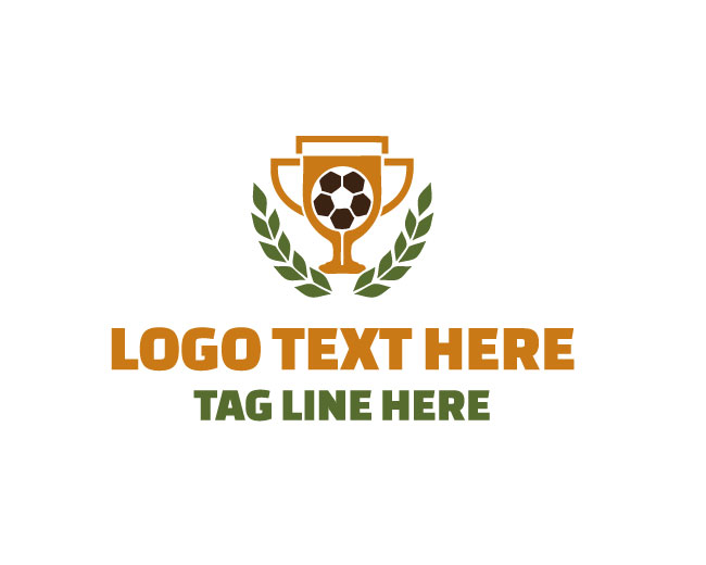 Soccer Trophy Team Design Logo logo template preview