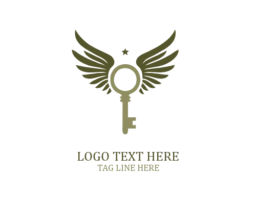 Soft Ascent Wings Key Logo