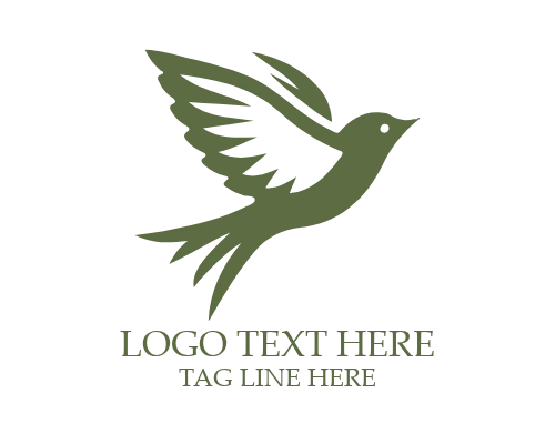 Soft Branding Bird Logo