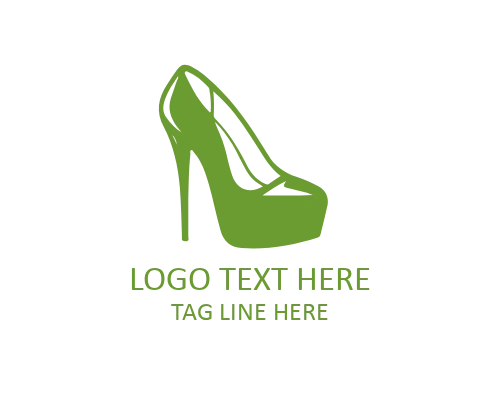 Soft Curve Feminine Heel Logo for Beauty and Fashion Brands