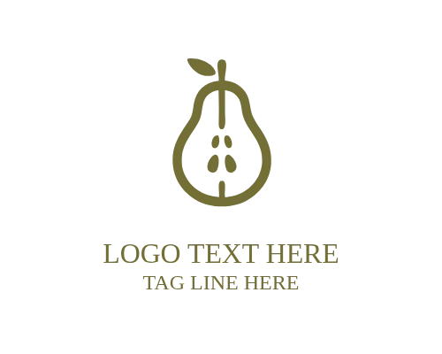  Soft Flat Pear Logo
