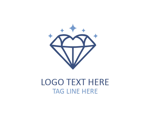 Soft Floral Diamond Logo for Feminine and Graceful Branding