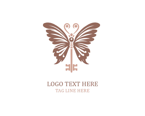 Soft Glow Wings Key Logo
