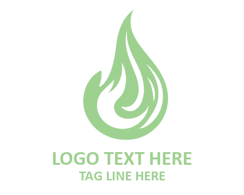  Soft Gradient Water Drop Logo