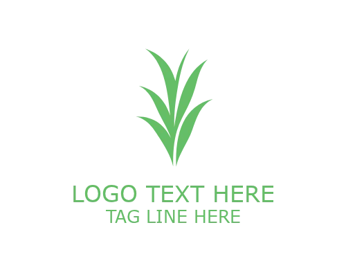 Soft Grass Wave Logo