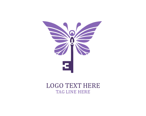 Soft Halo Wings Key Logo