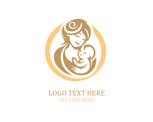 Soft Heart Mom And Baby Logo