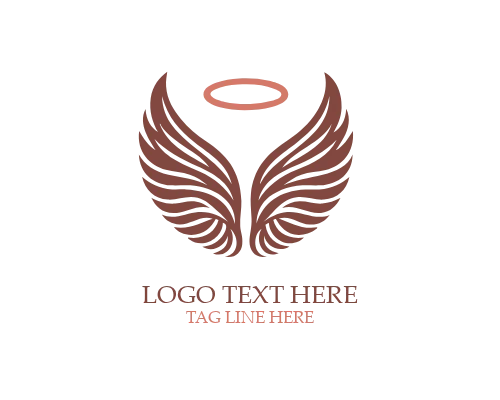  Soft Light Angel Wings Symbol