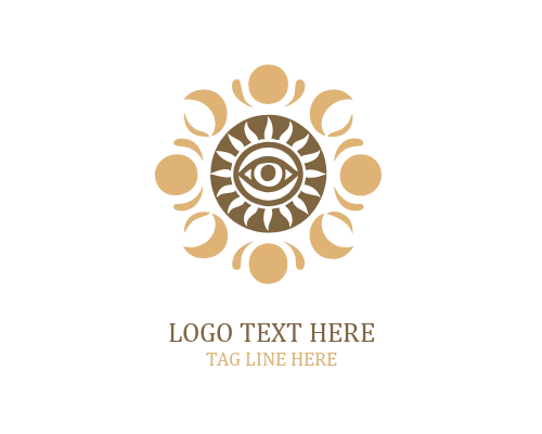 Soft Line Boho Eye Logo