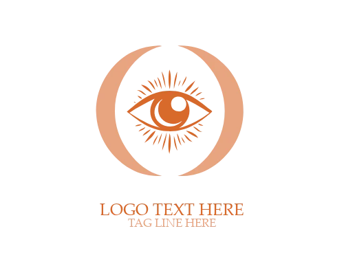 Soft Line Boho Eye Logo