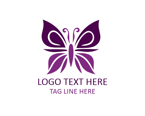  Soft Line Butterfly Logo
