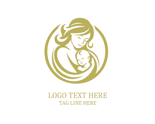 Soft Love Mom And Baby Logo