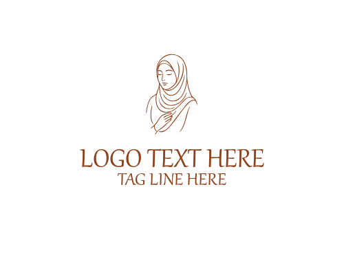 Soft Minimal Hijab Logo