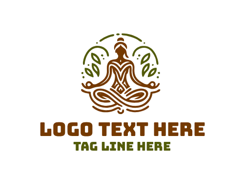 Soft Minimal Yoga Logo