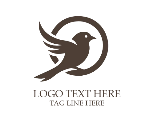 Soft Nature Bird Logo