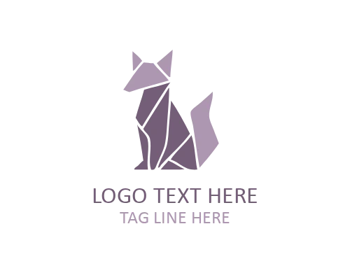 Soft Origami Paper Animal Logo