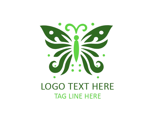 Soft Pastel Butterfly Logo