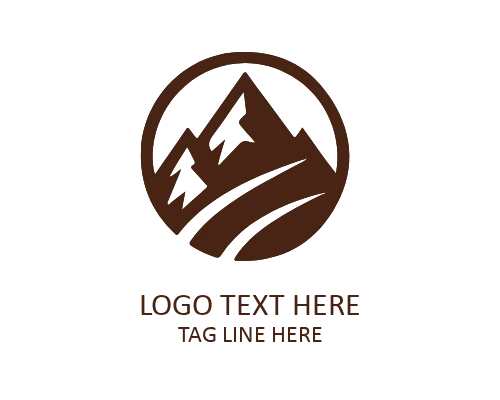 Soft Peak Logo for Wellness, Balance, and Mindful Brands