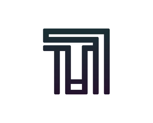 Soft Serif Letter T Logo