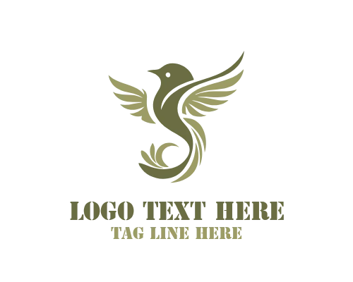 Soft style Bird Logo