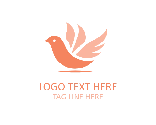Soft Style Love Bird Logo