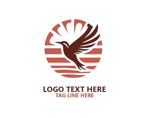 Soft Tropical Bird Logo