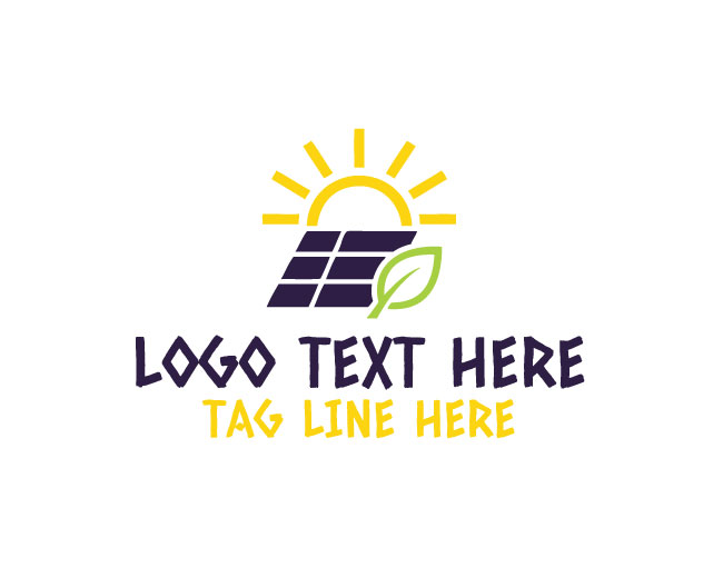  Solar Energy Clean Power Logo