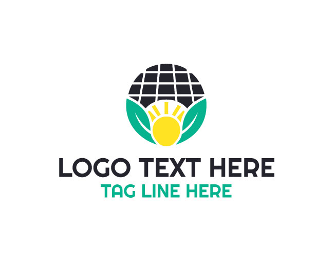  Solar Energy Panel Industry Logo