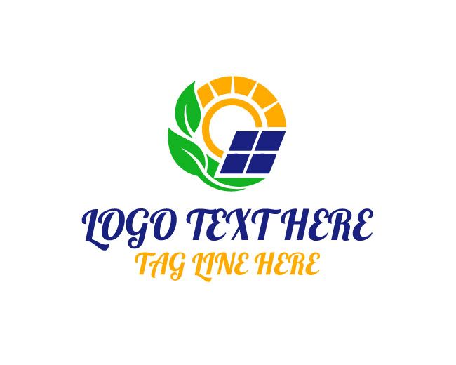  Solar Energy Panel Logo