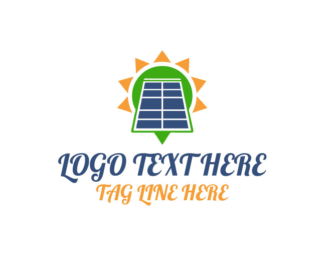 Solar Energy Power Logo