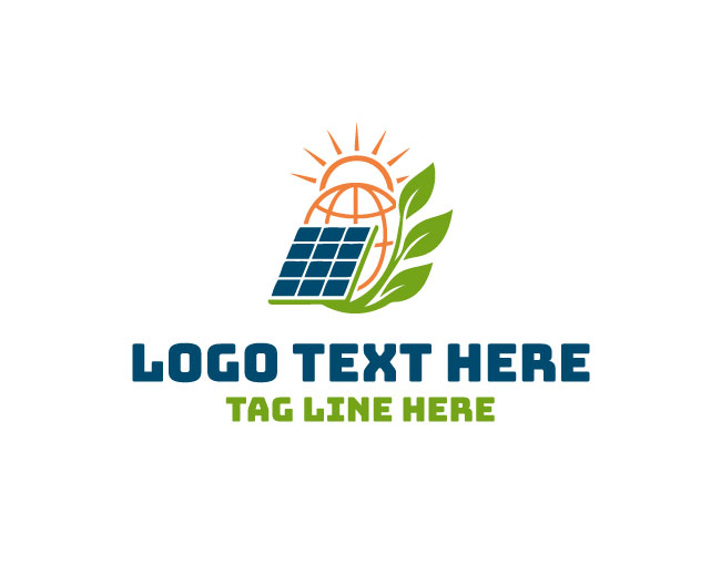  Solar Energy Renewable Logo