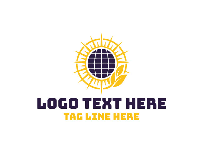 Solar Energy sun Logo