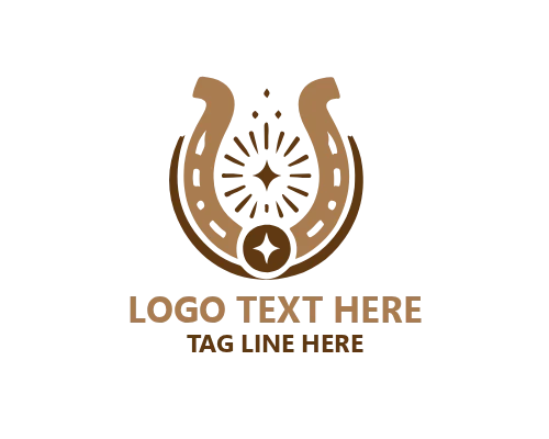 Solid Horse Shoe Icon