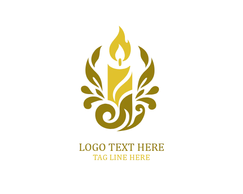 Soothing Flame Candle Logo
