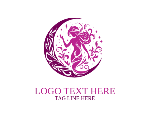 Soul Circle Moon Woman Logo