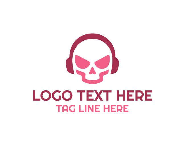 Soundwave Skull Headphone Logo