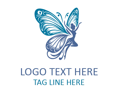 Sparkle Fairy Vintage Flat Logo