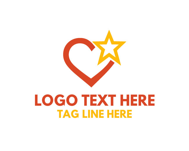  Sparkle Love Star Logo