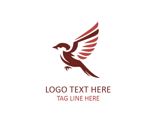 Sparrow Badge Logo Emblem