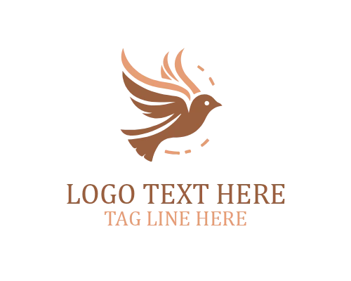 Sparrow Circle Badge Logo