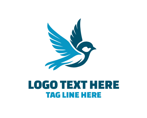 Sparrow Circle Badge Logo